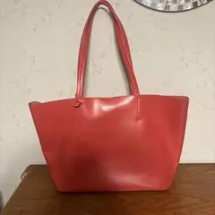 CARLA ROCKMORE 2in1 toteレッド ショルダーバッグセット - メルカリ