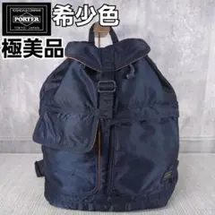 廃盤　希少　PORTER　ヘッドポーター　リュック　バッグパック　ネイビー