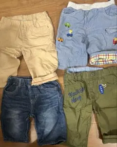 ミキハウス　ハーフパンツ　4枚セット
