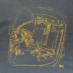 90s　Y2K　M　オールドステューシー　Old Stussy　デジタル　サイバ