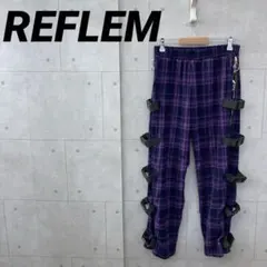 REFLEM レフレム パープルチェック柄 サイズ フリー パープルチェックのサムネイル