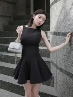 Darich シルエットフレアミニワンピース