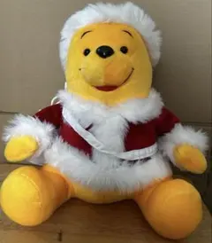 【非売品】SEGA くまのプーさん　サンタ　ぬいぐるみ　クリスマス　ディズニー