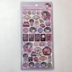 【正規品、即発送】 和柄 舞妓 ボンボン　クーリア ボンボンドロップ シール