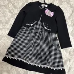 【美品】セットアップ　ワンピース　ジャケット　入学式　卒園式　120 セレモニー