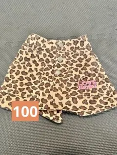 LOVE BOAT ヒョウ柄 ショートスカート 100cm