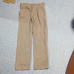 LYBRO ワークパンツ ヘリンボーン ベージュ　size32ですのサムネイル