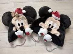 ディズニー　2025 ファンキャップ　ミニー　ミッキー　クリスマス