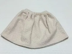 aladinkids ボア　スカート　クリーム色
