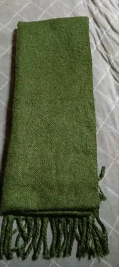 MERY VALENTINO グリーン マフラー　メンズ