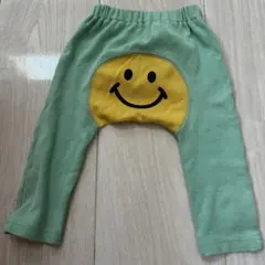 おしりが可愛い スマイルマーク グリーンパンツ