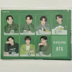 BTS クリアファイル8枚セット　ロッテキシリトール