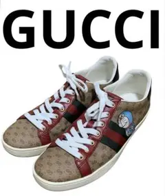 GUCCI グッチ 限定ドラえもん50周年コラボ　プリンスタウン　中古　24.5 GUCCI 【中古】GUCCI DORAEMON クラッチバッグ ドラえもんコラボ