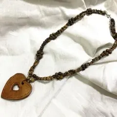 レディース　アクセサリー　アジアン風ネックレス［♡仕様］【中古品】