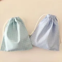 135 コップ袋　2個セット　ハンドメイド