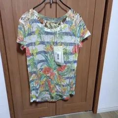 IMPERIAL 花柄 半袖Tシャツ 未使用　MADE in ITALYのサムネイル