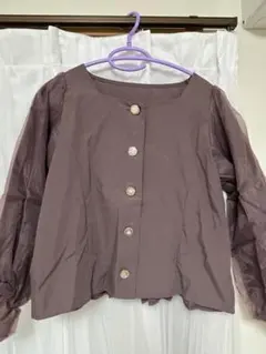 GRLボタン付き シャツ