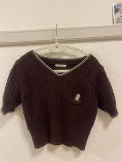 OLIVE des OLIVE オリーブデオリーブ　ニットシャツ