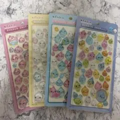 【新品】海外製　しずくちゃん　ボンボンドロップシール　シール　4枚セット
