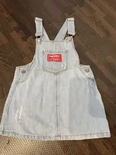 ZARA ザラ デニムサロペット ジャンプスカート ディズニー ミニー 90