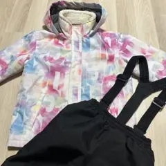 子ども用カラフルスキーウェアセット