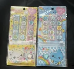 未使用　おはじきシール　2点　しずくちゃん　みるみるちゃん　正規品