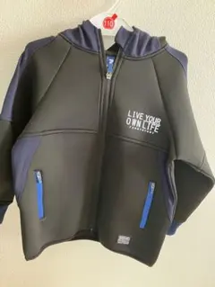 新品未使用♡フルジップパーカー 黒と紺 110cm