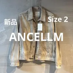 【新品】ANCELLM CORDED VELVETEEN JACKET グレー