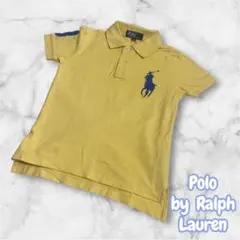 POLO by ralph lauren ポロシャツ　イエロー　ビックポニー