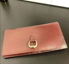 ♯277 RALPH LAUREN ラルフローレン長財布 ボルドー本革レディースのサムネイル