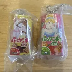 パックンチョ　ミニチュアチャーム　ディズニープリンセス　ベル&シンデレラ