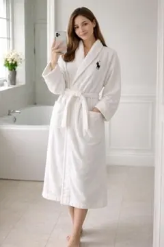 Polo Ralph Lauren ホワイトバスローブ