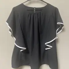 mysa×tal.by yumi. バイカラーフリルブラウス しまむら　LL