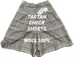 定価11000円　未使用　レトロ　キュロット　ショートパンツ　毛100%