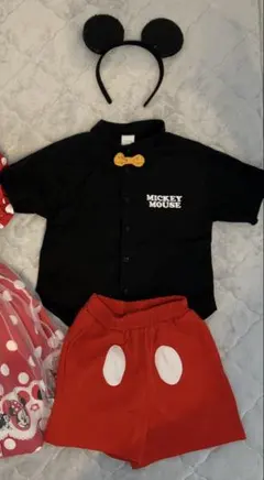 【3/29まで値下げ】futafuta 110ミッキーコス カチューシャ