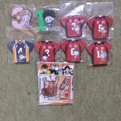 ハイキューキャラクターアクリルキーホルダーセット