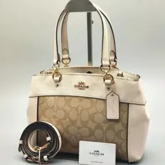 週末価格】 COACH C4250 シグネチャー 2WAY ミニキャリーオール - メルカリ