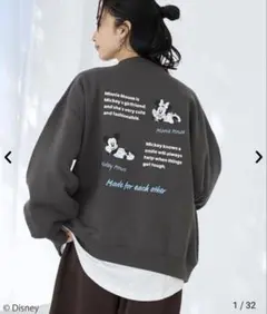 ハーフジップ スウェット
