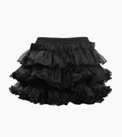 Narcissus (ナルシス) レースフリルミニスカート ブラックのサムネイル