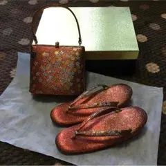 値下げします✨着物用 バッグと草履のセット