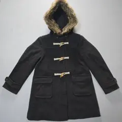 アナザーブランチ ダッフルコートファー付き（オリーブ・デ・オリーブ)