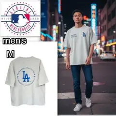 MLB公式 未使用 ロサンゼルス・ドジャース ハイオンスTシャツ M グレー