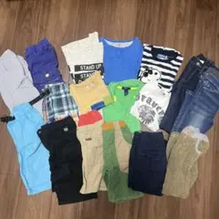 半袖セット Tシャツ、半ズボン120センチ、17枚1枚あたり223円
