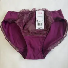 ⭐︎ワコール　ウイング 【ナチュラルアップブラ】ペア ショーツ　L レッドパープル