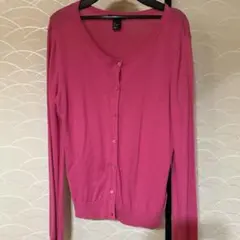 H&M BASIC ピンク カーディガン 長袖のサムネイル
