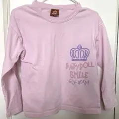 BABYDOLL ロンTシャツ ピンク 子供用