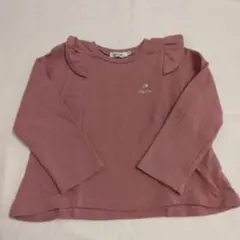 SLAPSLIP フリル ピンク 起毛 トップス 110