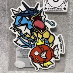ポケモンステッカー B-SIDE LABEL コイキング＆ギャラドス
