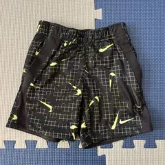 【美品】Nike DRI-FIT 水着 黒/黄緑 グリッド