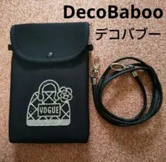 美品【DecoBaboo VOGUE サコッシュバッグ スマホ入れ】ブラック